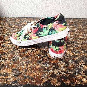 Floral sneakers